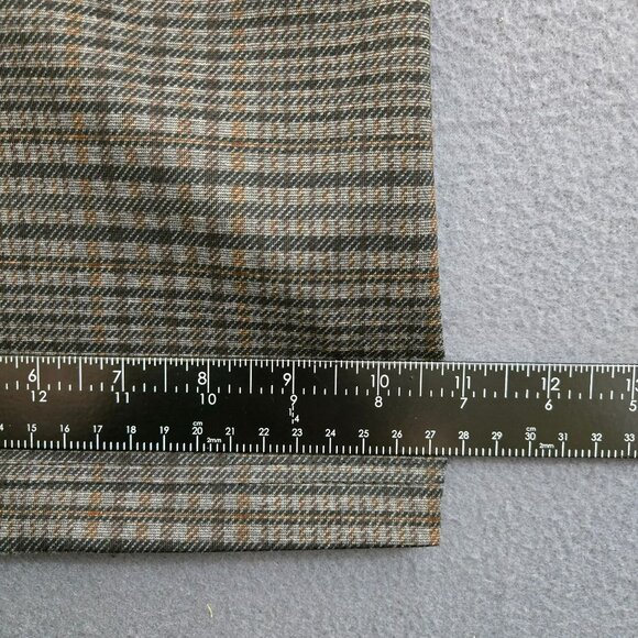 Democracy Women XS High Rise Plaid Pull-On Wide Leg Trousers - Picture 9 of 12